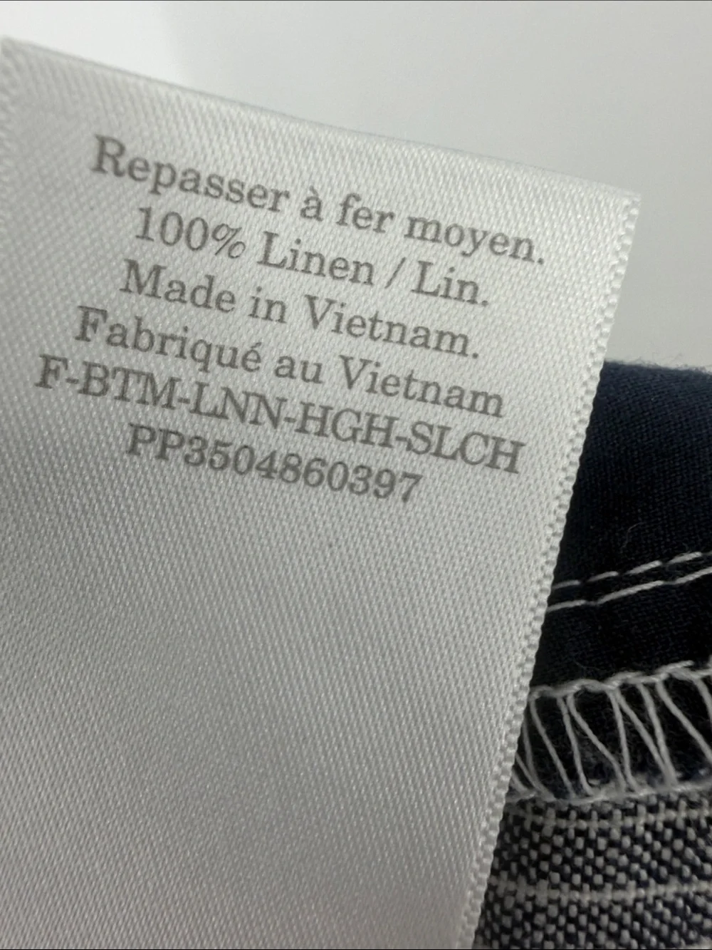 NWT Everlane 100% Linen‎ Wide Leg Trouser Pants Pinstripe Size 0